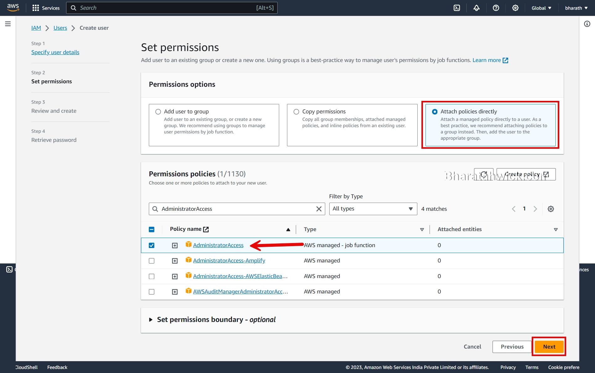 step by step guide to how create aws iam users