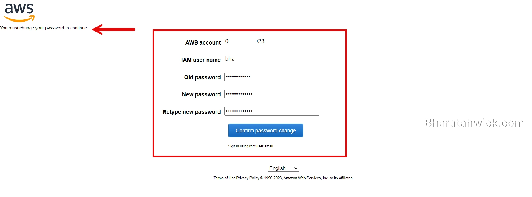 how to login as aws iam user