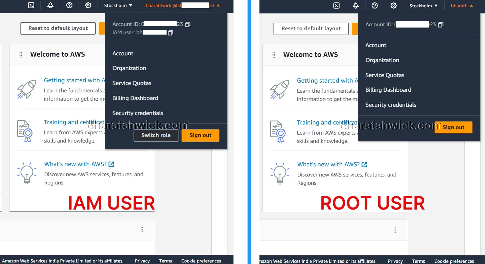 how to login as aws iam user